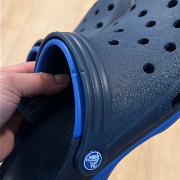 Blue Sandals with Two-Tone Design and Comfort - Picture 3 of 7